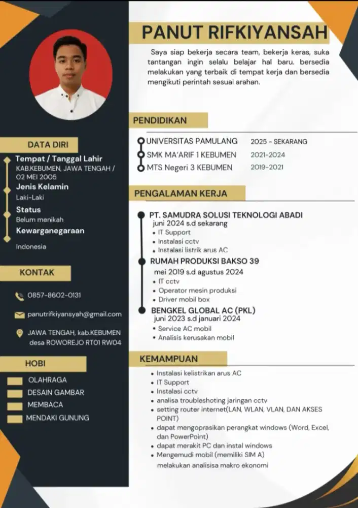 SAYA SIAP KERJA KERAS