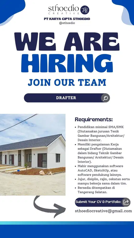 LOWONGAN KERJA DRAFTER