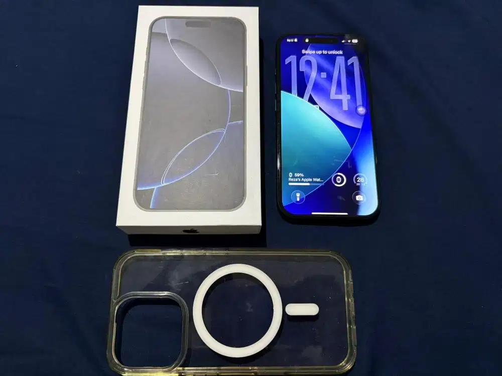 Iphone 16 pro 128gb black titanium all operator 5G fullset inter ZP/A