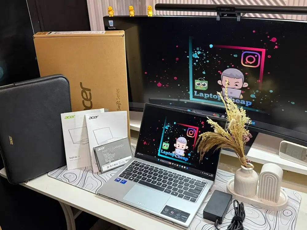 Acer Swift GO 14 Ultra 5 125H Layar 3K 100%Srgb x Vivobook Zenbook Pro