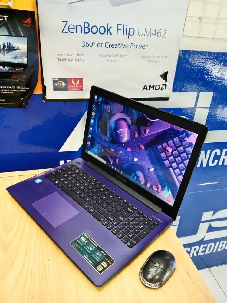 PROMO NOVEMBER LAPTOP SEKOLAH ASUS X553M RAM 2GB HDD 500GB SIAP PAKAI