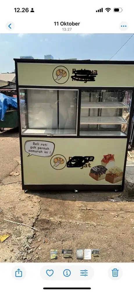 jual gerobak kondisi istimewa