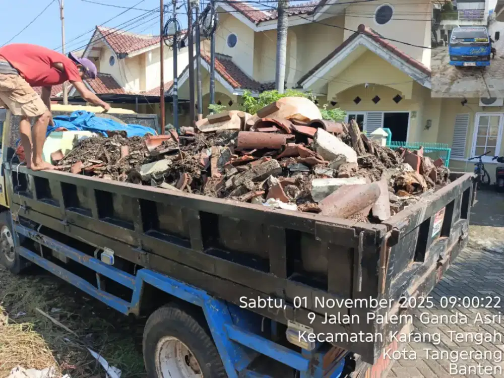 Jasa buang sampah proyek