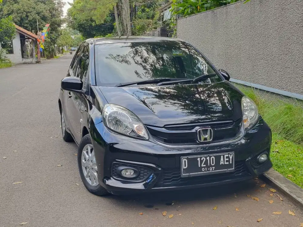honda brio e cvt matic 2016 hitam mulus bandung