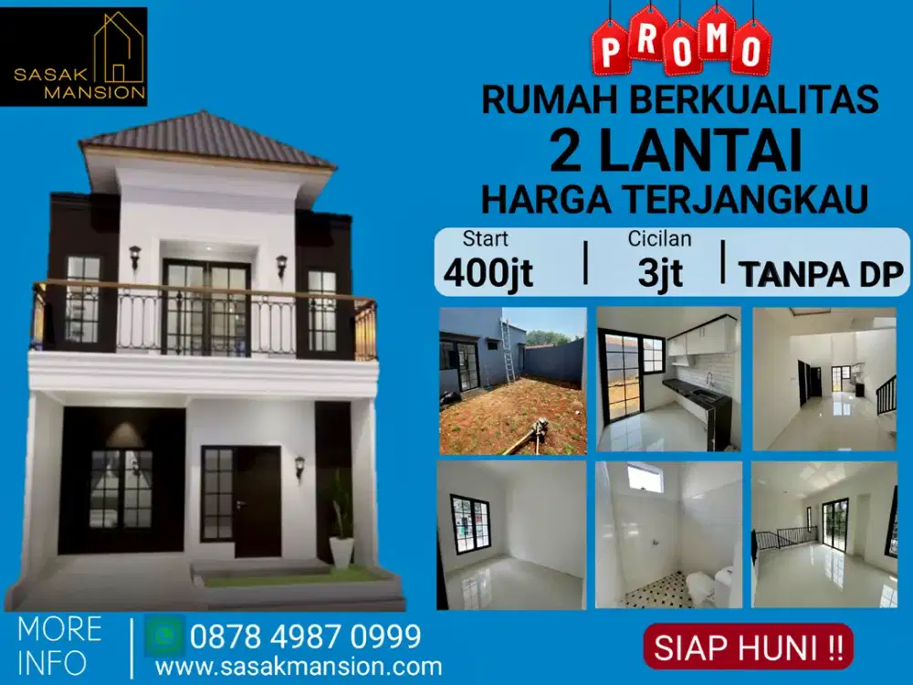 2Lantai Siap di huni , Cash KPR bisa