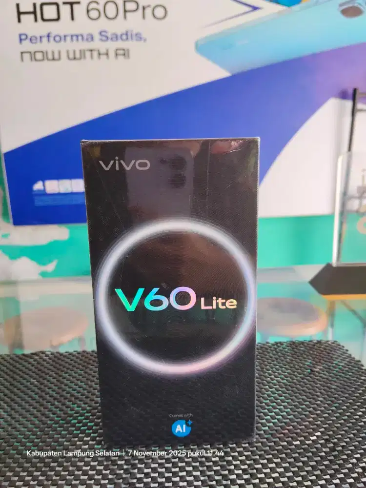 Vivo v60lite 4G 8/256gb garansi resmi ,segel ,ori