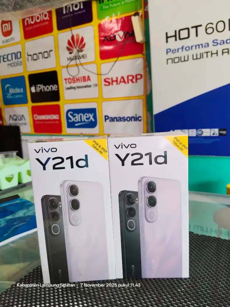 Vivo Y21d ram 8+8/128gb