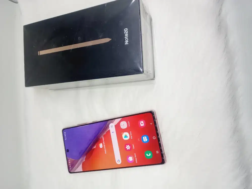 Hp samsung note 20 256gb second lengkap resmi indonesia