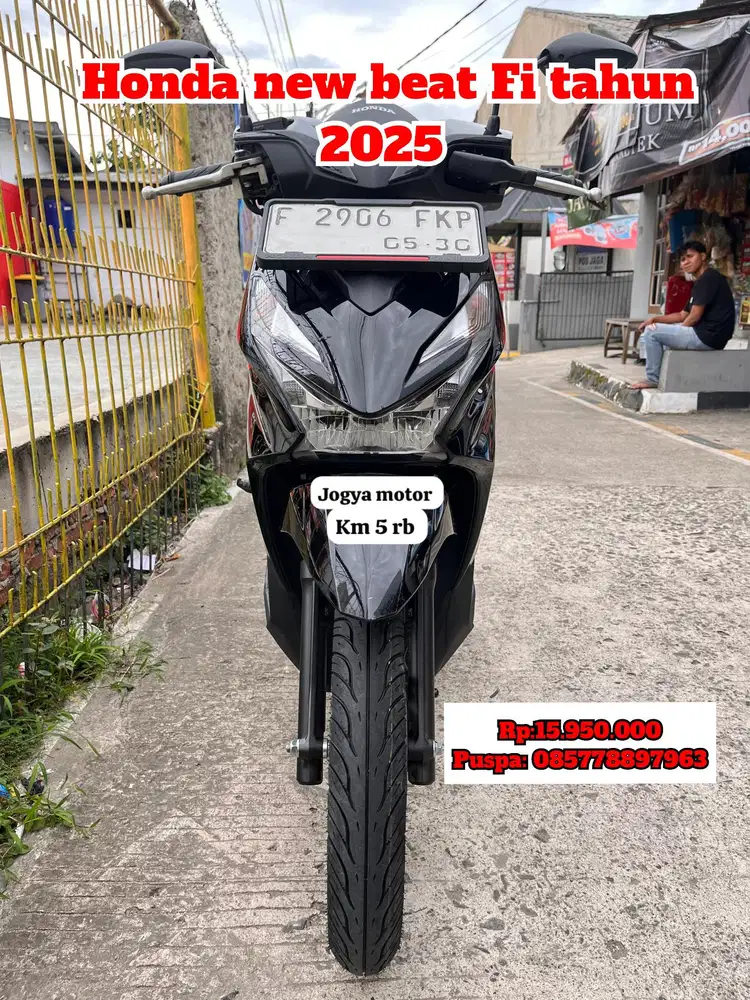 Honda beat fi tahun 2025 km 5 rb