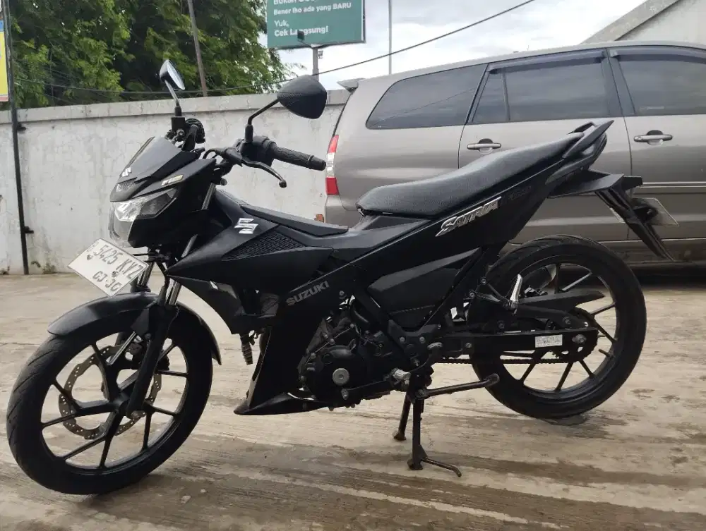 SATRIA FU 150 TH 2019 LOW KM 3K PAJAK HIDUP CASH KREDIT DP 1.5JT