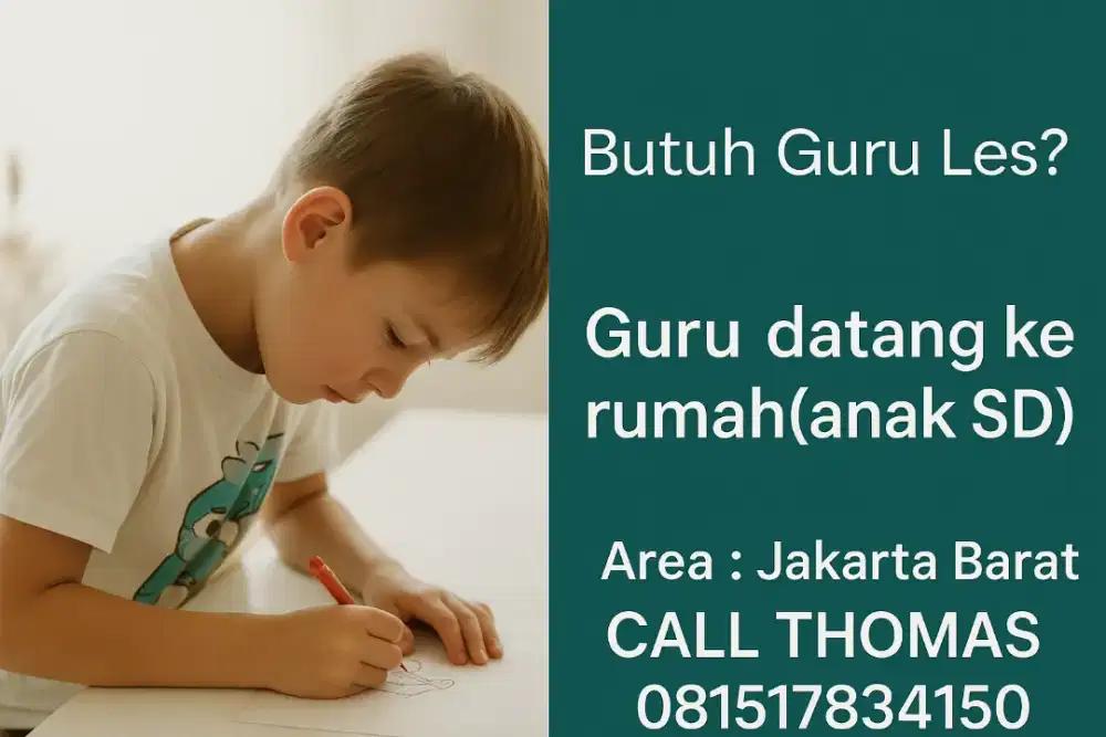 Butuh Guru Les privat