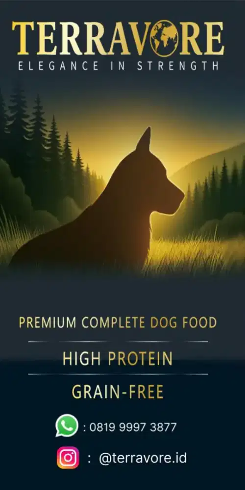 Konten kreator untuk dogfood dan anjing