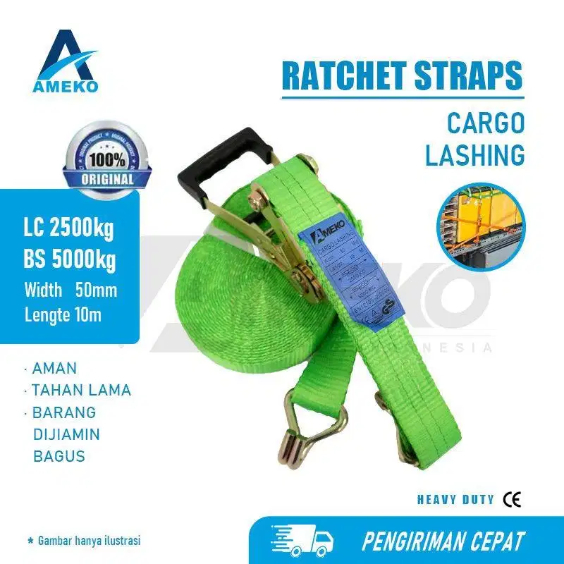 RACHET BELT/STRAPS 5 TON - AMEKO