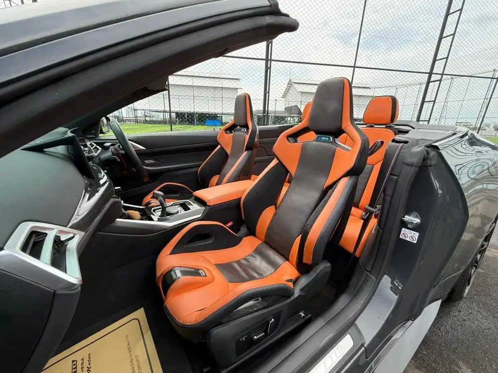 BMW M4 Cabriolet 2025 Nik24 facelift Grey on orange Siap pakai