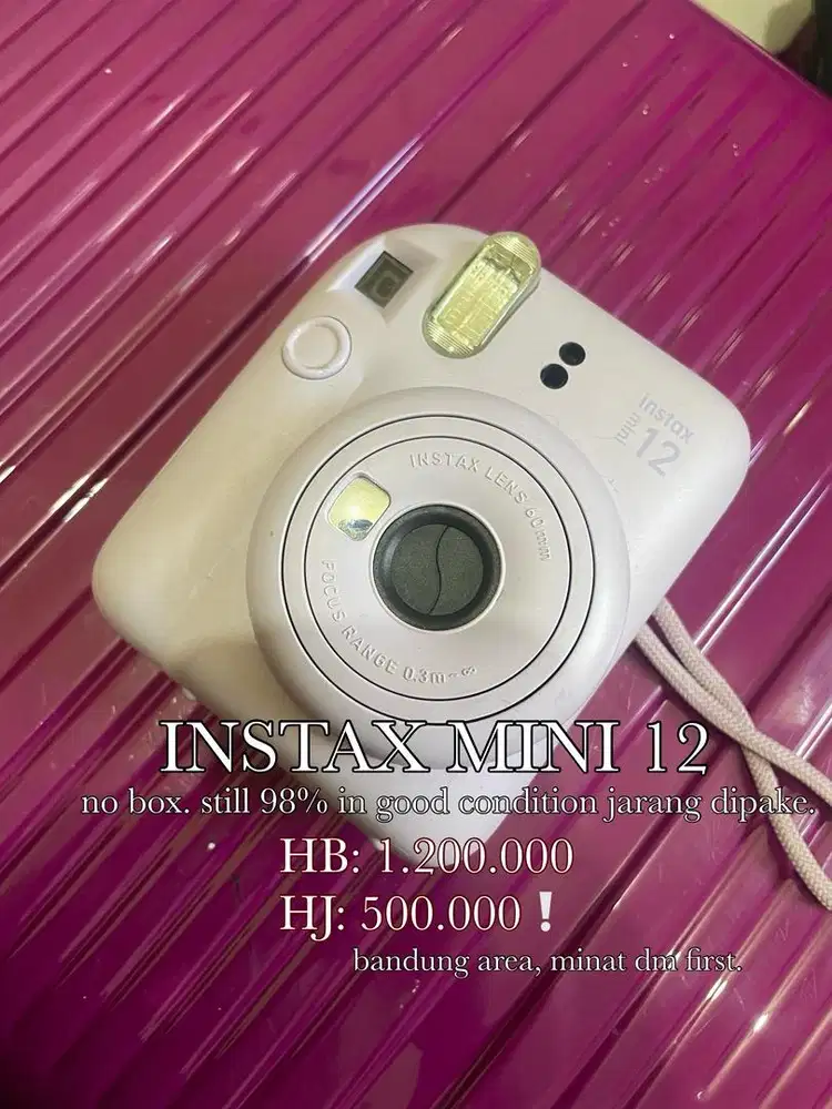 INSTAX MINI 12 PURPLE (SECOND)