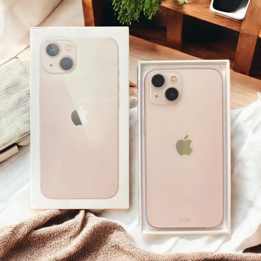 iphone 13 128gb BH82% resmi iBox warna pink