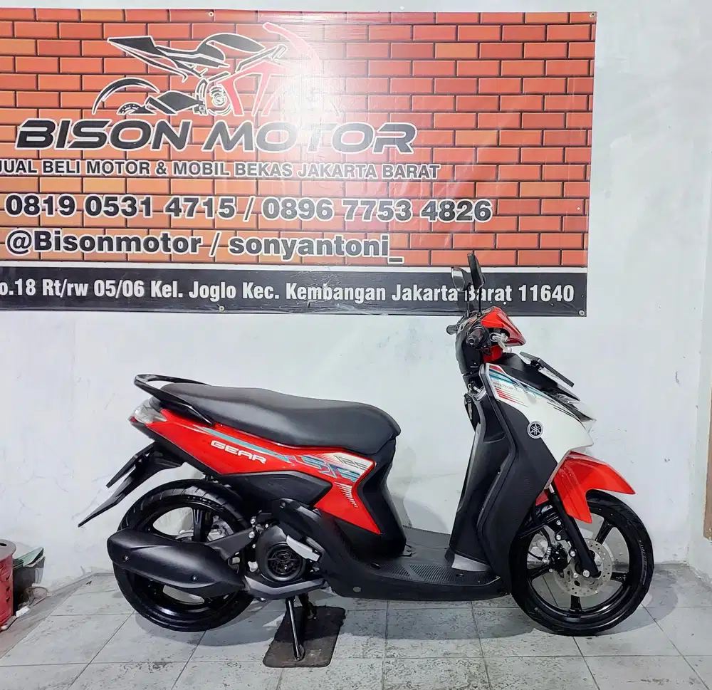 YAMAHA MIO GEAR 125 LED TAHUN 2024 ISTIMEWA MERAH PUTIH