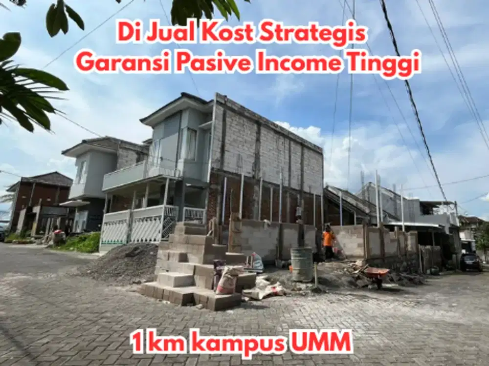 Kost Mahasiswa Dekat UMM, Income Jalan Tiap Bulan