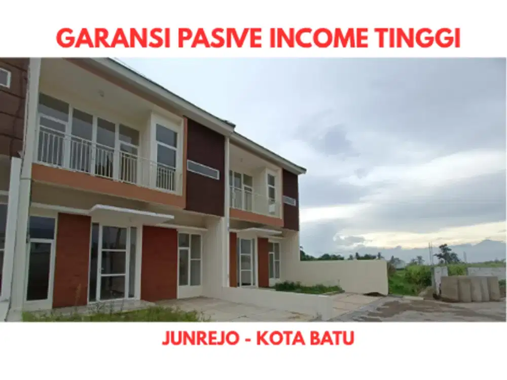 Villa Mewah di Junrejo Batu Udara Sejuk, View Pegunungan