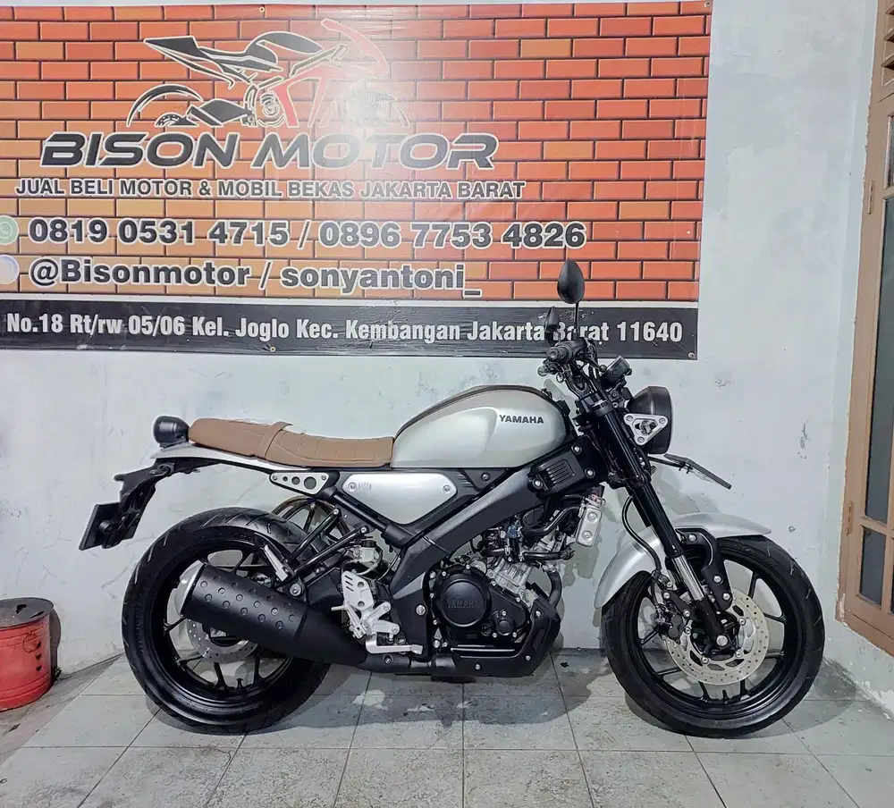 YAMAHA XSR 155 VVA USD LED TAHUN 2022 ISTIMEWA SILVER DOFF