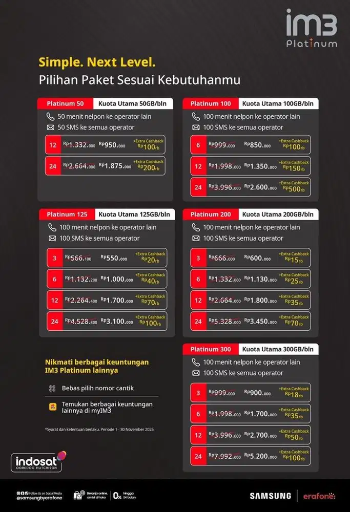 Indosat Promo 50 12bln