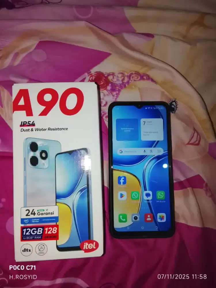 Di jual itel A90 ram 12/128