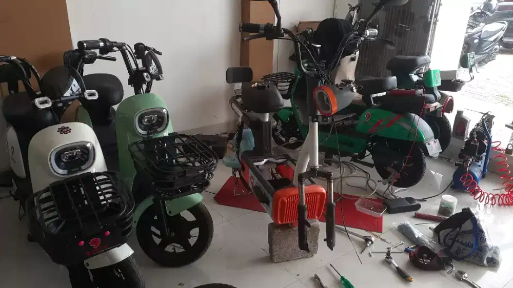 Servis Motor listrik dan sepeda listrik