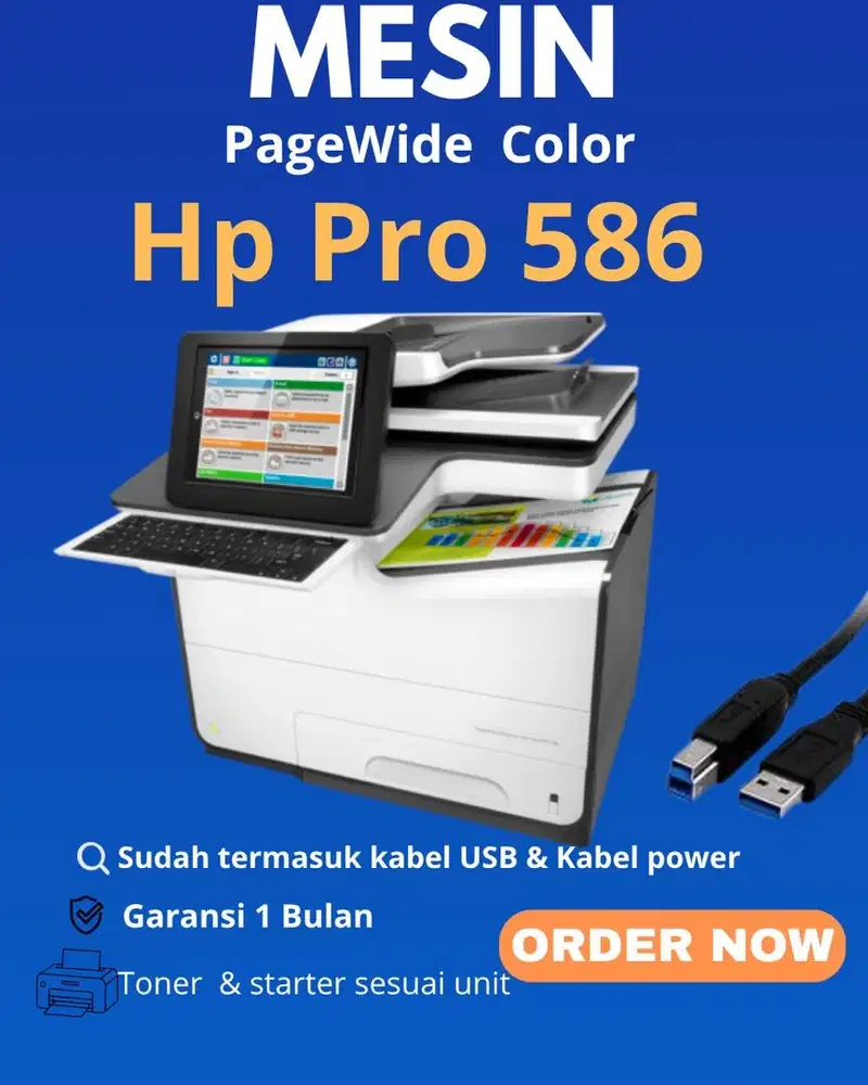 HP PageWide Pro 586 – Printer Warna Super Cepat,