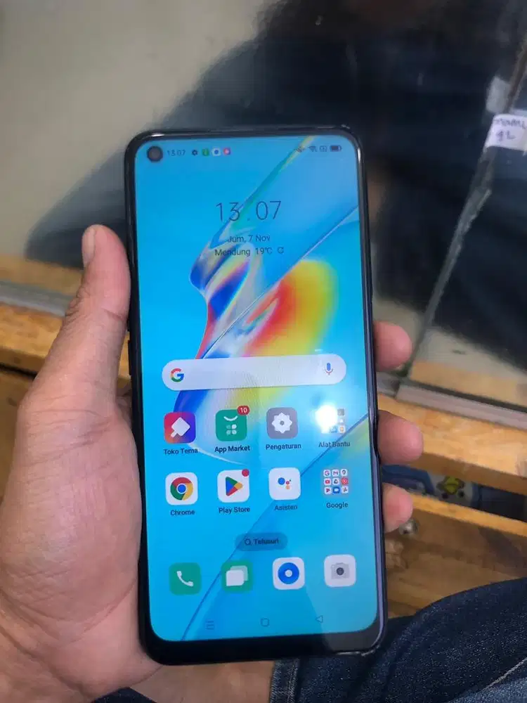 Jual oppo A54 ram6 128gb kondisi mulus bgt no minus kelengkapan ori