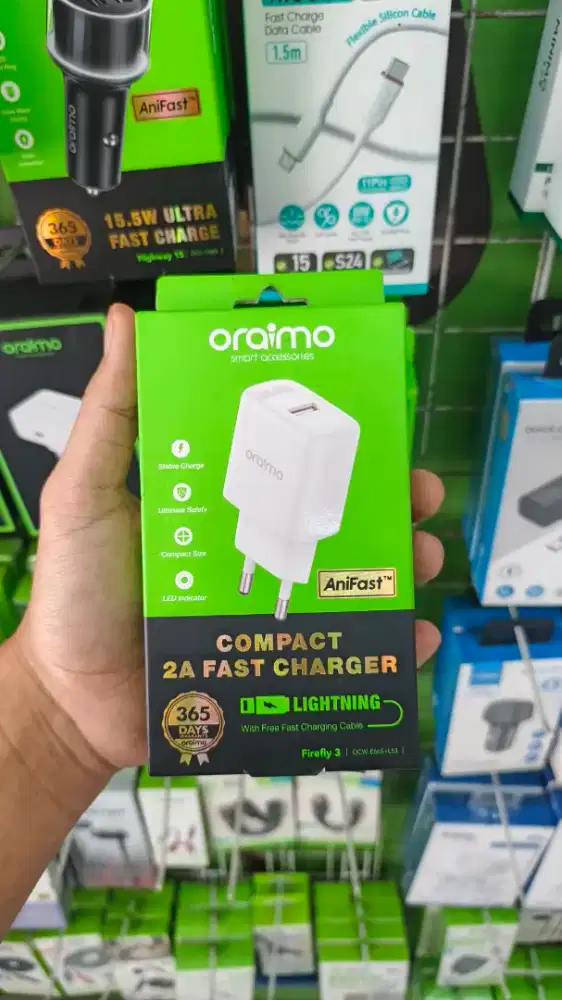 TRAVEL CHARGER 12W ORAIMO OCW-E66S+L53