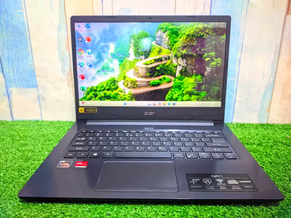 ACER ASPIRE A314-22 tahun 2021 AMD Ryzen 3 RAM 8 GB SSD 256 GB