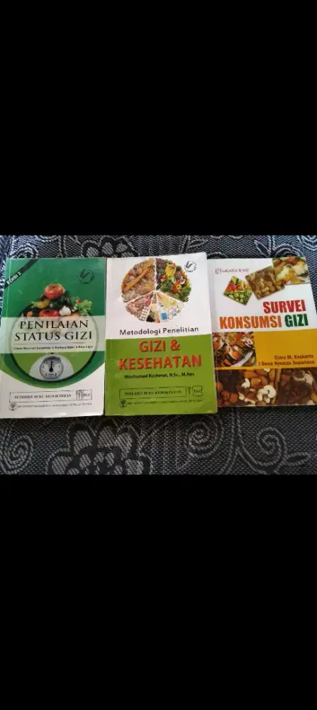 Buku penelitian gizi dan status gizi
