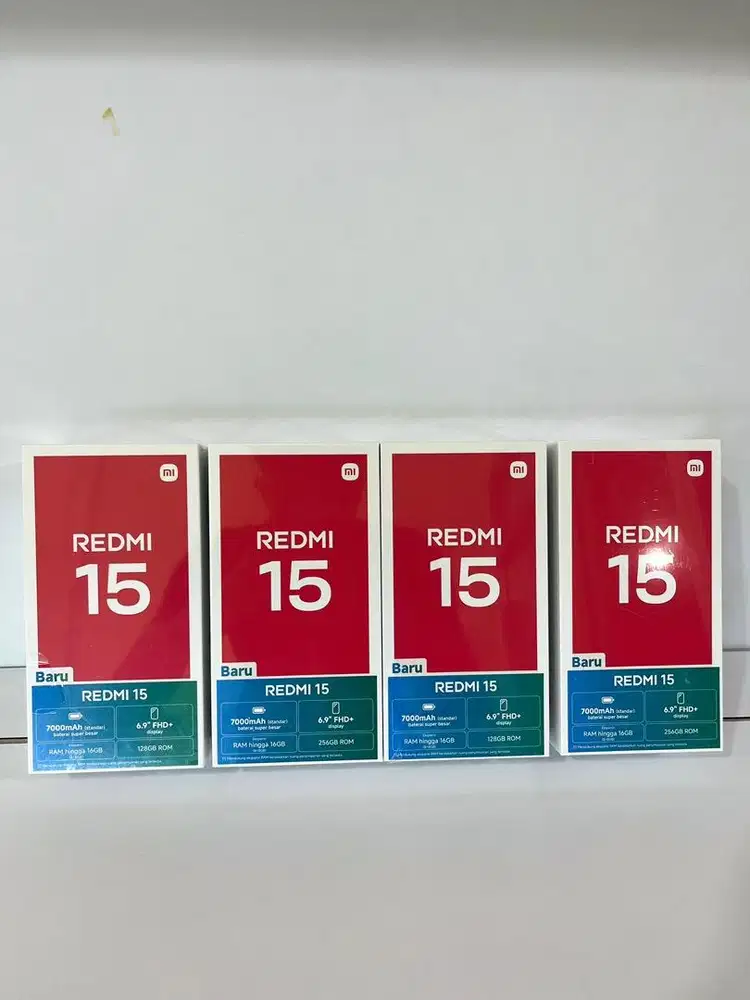 PROMO REDMI 15 RAM 8/128 & RAM 8/256 BARU,SEGEL,BERGARANSI