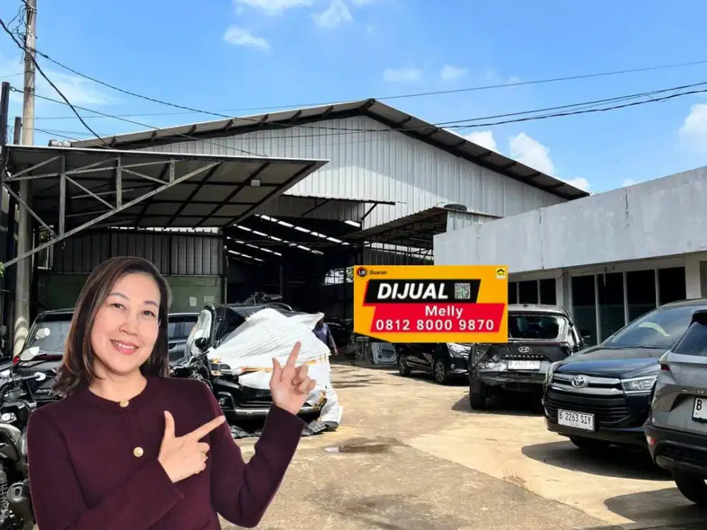 Gudang dan Kantor Siap Pakai di Jalan Bintara Jaya Bekasi Barat