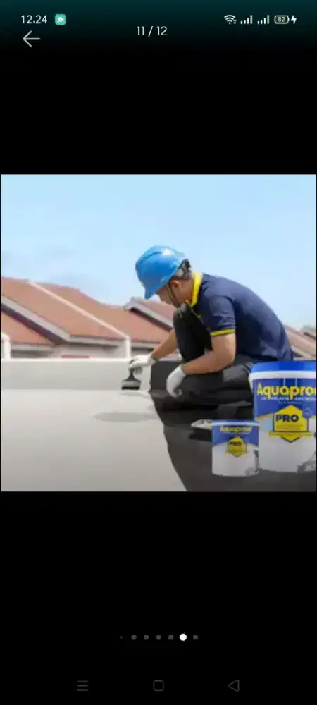 Atap baja ringan terpasang kanopi atap bocor