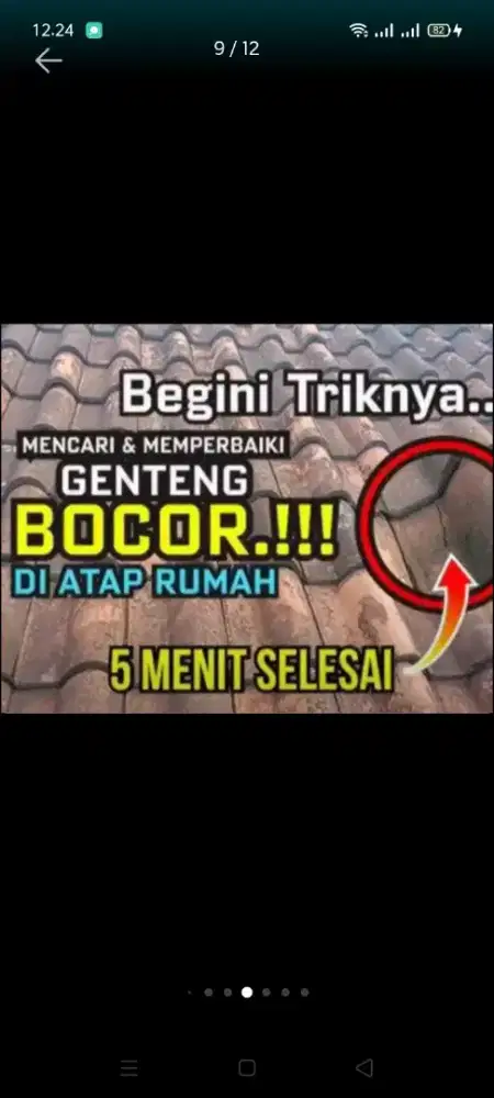 Atap bocor kanopi dll