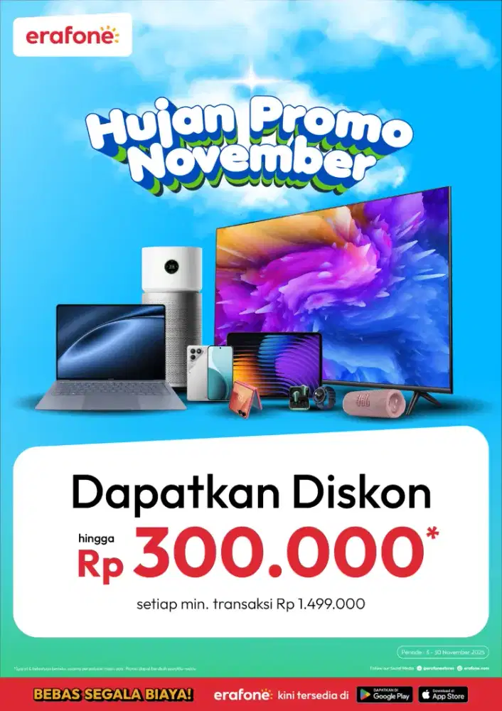 Promo tv, hp, dan elektronik lainnya