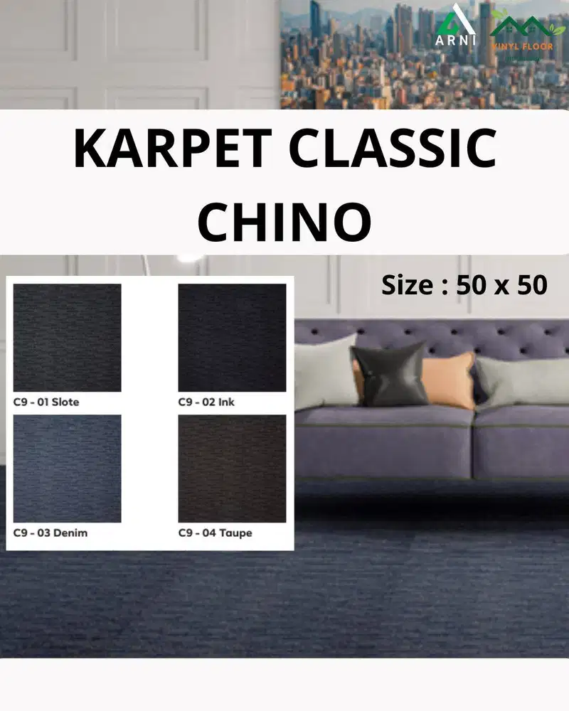Karpet Tile Classic Chino