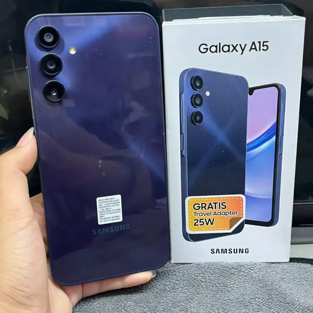 Samsung A15 8/128 Ori Second baca deskripsi