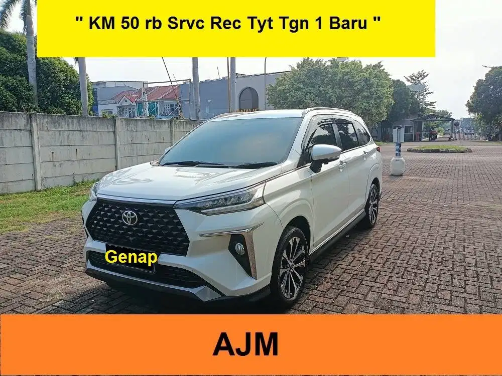 Tyt Avz Veloz Q Km 50 rb Srvc Rec Tyt 2022 ORI Putih Siap Pakai
