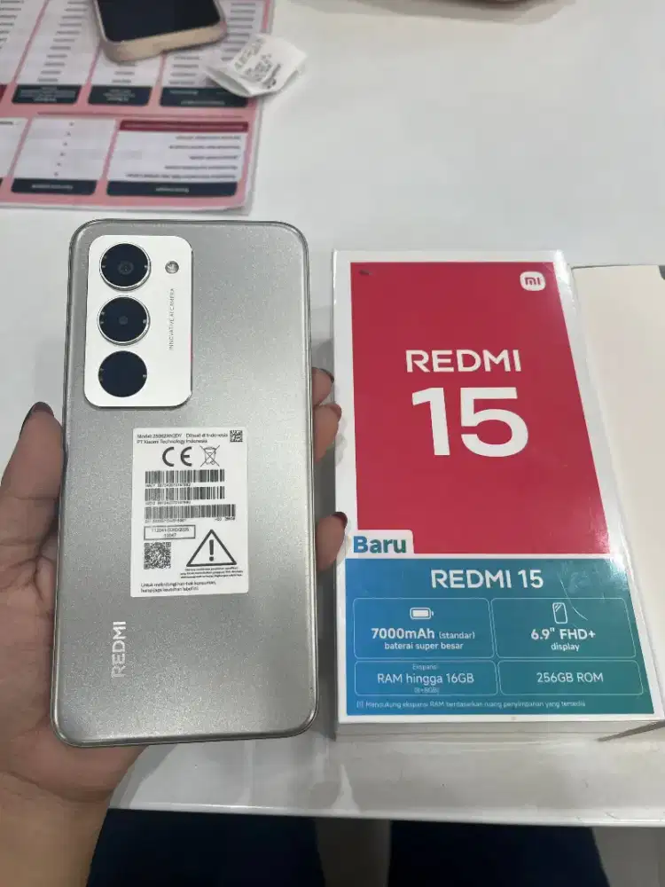 Redmi 15 Terbaru ram 16gb baterai tahan 2hari