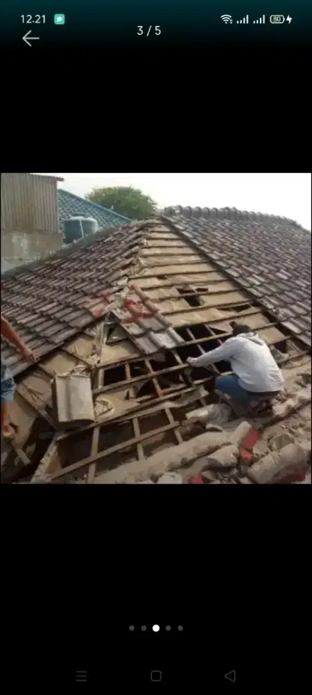 Atap bocor kanopi dll