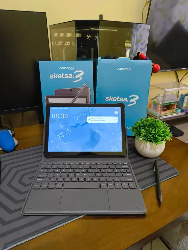 TABLET GAMBAR ADVAN SKETSA 3 LENGKAP KEYBOARD DAN PEN