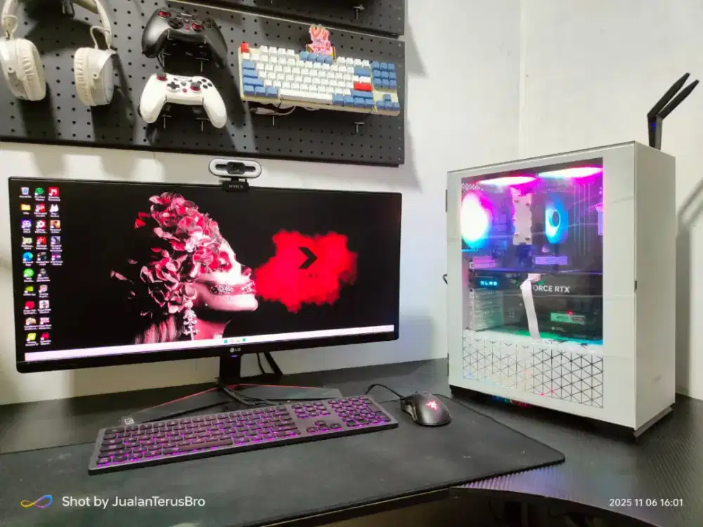 CPU PC PNY GAMING RTX 4060 Ti 16GB RYZEN 7 + RAM 16GB + SSD 1.5TB