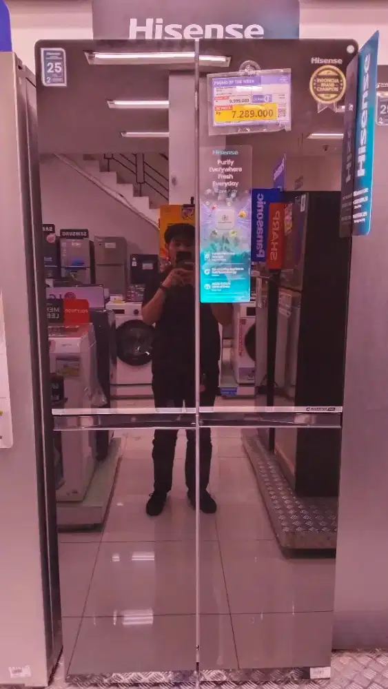 Hisense Kulkas 467L cicilan tanpa DP indodana paylater