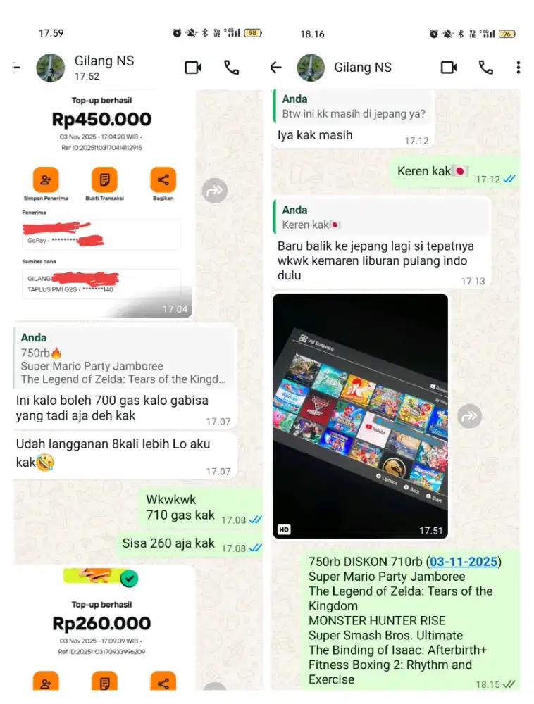 Games Nintendo Switch OLED V2 V1 Lite Primary