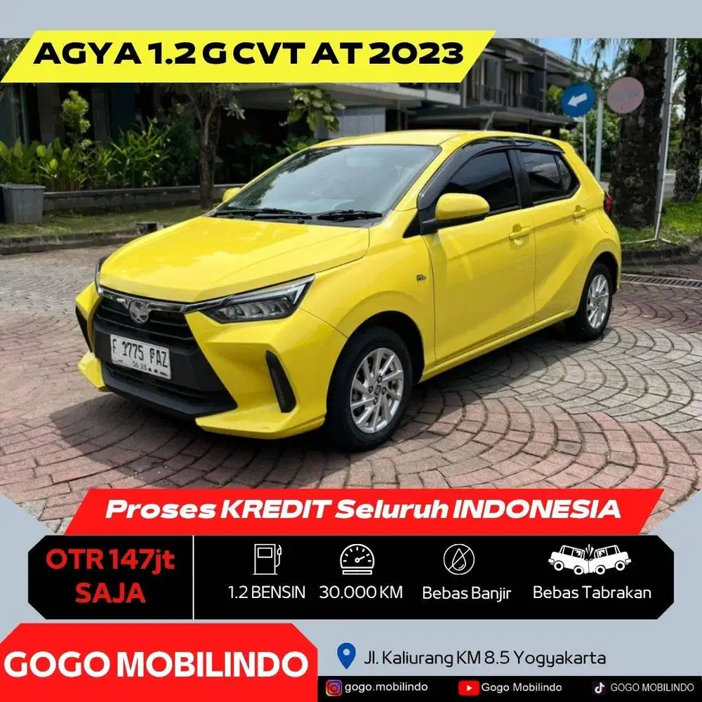 [Dp10jt] All New Agya G CVT Matic 2023 ORISINIL FAVORIT Kredit Murah