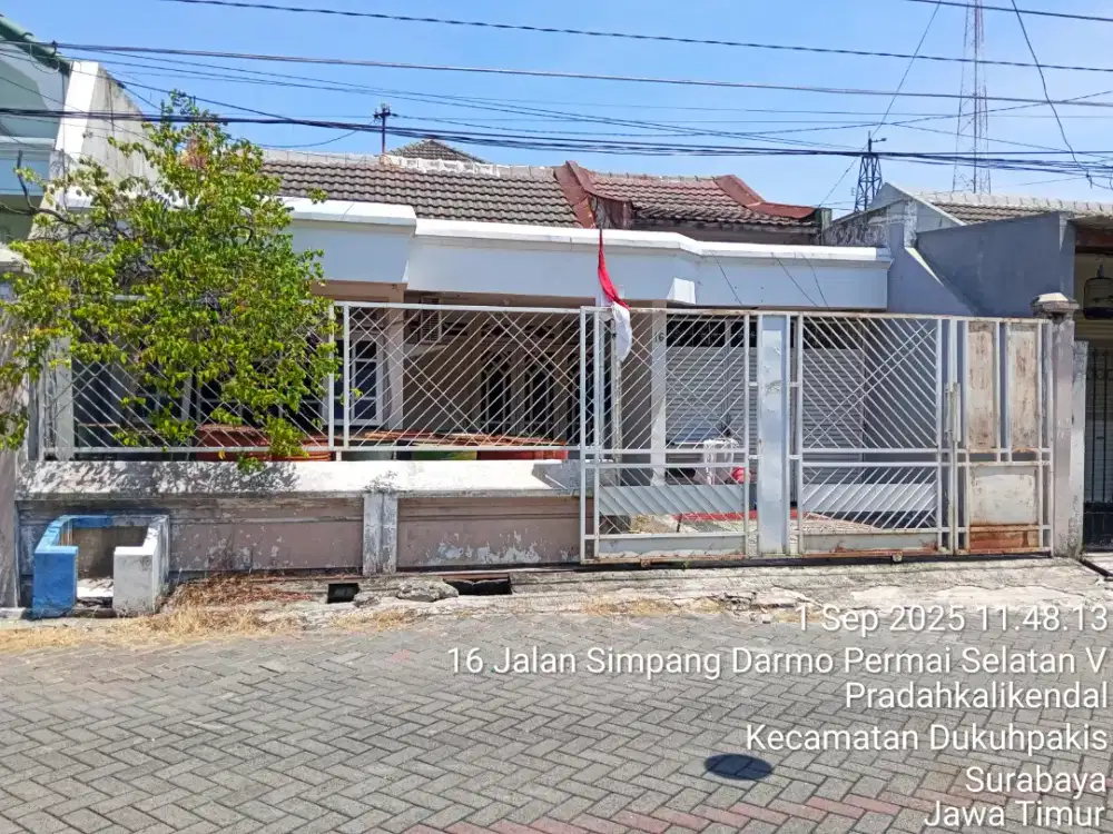 Rumah 1 Lantai Simpang Darmo Permai Selatan Surabaya