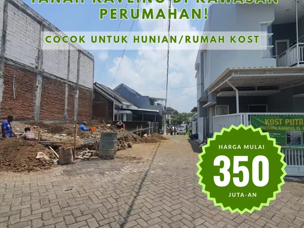 Tanah Kavling Murah dikawasan Perumahan Malang