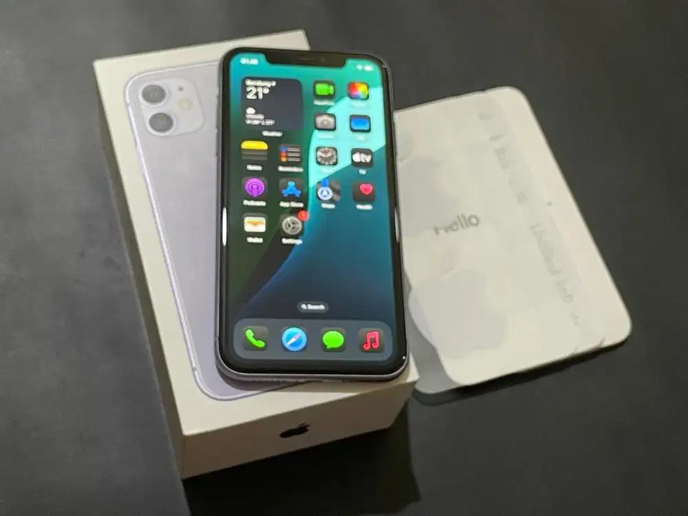 Jual iPhone 11 256GB purple ex garansi beacukai